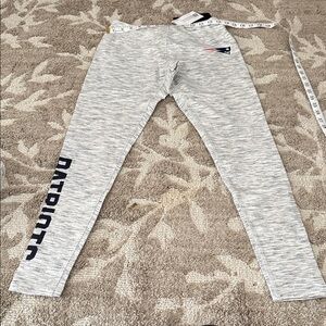 NFL Gray New England Patriots Leggings